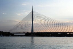13. Bělehrad - most na Dunaji